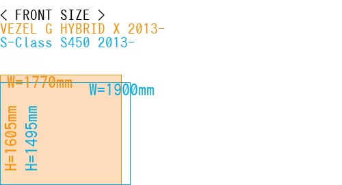 #VEZEL G HYBRID X 2013- + S-Class S450 2013-
